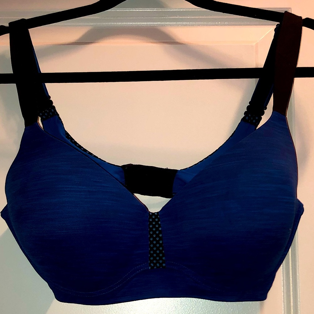 Bright Blue Sports Bra SIZE DDD